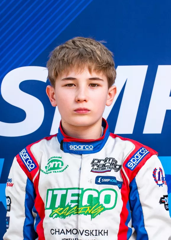 Пилот OK-Junior Дергунов Матвей