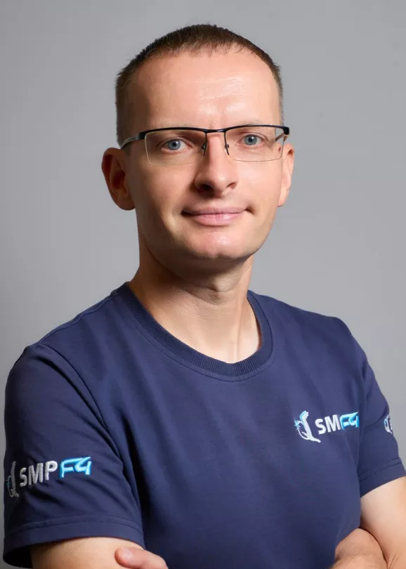 Тренер школы картинга SMP Константин Казаков